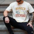 Hooked On Being Stepdad Father's Day Fishing Stepdad Men's Comfort Colors T-Shirt Ivory