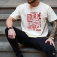 Hotrod Car Automotive Nostalgia Distressed Retro Men's Comfort Colors T-Shirt Ivory