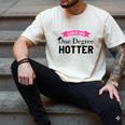 Hotter By One Degree Class Of 2018 Graduation T-Shirt Men's Comfort Colors T-Shirt Ivory