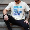 Husband Dad Pool Guy Legend Men Men's Comfort Colors T-Shirt Ivory Husband Dad Pool Guy Legend Men Men's Comfort Colors T-Shirt Ivory
