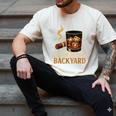 I’Ll Be In The Backyard Cigar Whiskey Dad Bourbon BBQ Summer Men's Comfort Colors T-Shirt Ivory