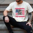 I'm A Dad Grandpa And Veteran Papa Grandpa Fathers Day Men Men's Comfort Colors T-Shirt Ivory