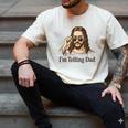 I'm Telling Dad Jesus Wearing Sunglasses Christian Fathers Men's Comfort Colors T-Shirt Ivory