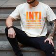 INTJ Architect Personality Introvert Sarcastic Orange Men's Comfort Colors T-Shirt Ivory INTJ Architect Personality Introvert Sarcastic Orange Men's Comfort Colors T-Shirt Ivory