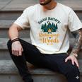 Introvert Camping Social Battery Recharging In The Woods Men's Comfort Colors T-Shirt Ivory