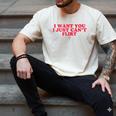 Introvert Valentines Day I Want You I Just Can't Flirt Men's Comfort Colors T-Shirt Ivory