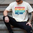 Introverted But Willing To Discuss Art Men's Comfort Colors T-Shirt Ivory Introverted But Willing To Discuss Art Men's Comfort Colors T-Shirt Ivory
