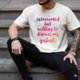 Introverted Willing To Discuss Gabali Introvert Men's Comfort Colors T-Shirt Ivory