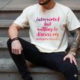 Introverted Willing To Discuss Portuguese Sheepdog Introvert Men's Comfort Colors T-Shirt Ivory Introverted Willing To Discuss Portuguese Sheepdog Introvert Men's Comfort Colors T-Shirt Ivory