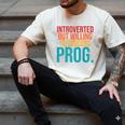Introverted But Willing To Discuss Prog Rock Music Lover Men's Comfort Colors T-Shirt Ivory