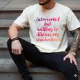 Introverted Willing To Discuss Standardbred Introvert Men's Comfort Colors T-Shirt Ivory Introverted Willing To Discuss Standardbred Introvert Men's Comfort Colors T-Shirt Ivory