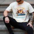 Just a Girl Who Loves Cats And Books Kitties Pet Art Lover Men's Comfort Colors T-Shirt Ivory