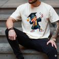 Kids Boys Grad Dabbing Graduation Class Of 2025 Men's Comfort Colors T-Shirt Ivory
