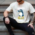 Kids Kindergarten Dabbing Penguin Nailed It Graduation Class 2021 Men's Comfort Colors T-Shirt Ivory