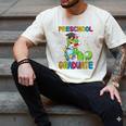 Kids Preschool Graduate T-Rex Dinosaur Preschool Graduation Men's Comfort Colors T-Shirt Ivory