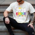 Kindergarten Graduate 2026 Preschool Graduation Kid Boy Girl Men's Comfort Colors T-Shirt Ivory