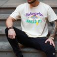 Kindergarten Graduation Nailed It Kids 2021 Men's Comfort Colors T-Shirt Ivory