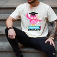 Kindergarten Graduation Tee Shirt Pink Owl T-Shir Men's Comfort Colors T-Shirt Ivory