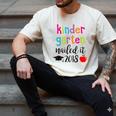 Kindergarten Nailed It 2018 Class Graduation T-Shirt Men's Comfort Colors T-Shirt Ivory