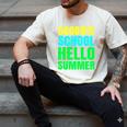 Last Day Of School Shirt Teacher Tee Graduation Men's Comfort Colors T-Shirt Ivory
