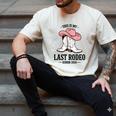 This Is My Last Rodeo Senior 2026 Cowgirl Graduation Men's Comfort Colors T-Shirt Ivory