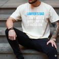 Lawyer's Dad Father Law School Graduation Men's Comfort Colors T-Shirt Ivory