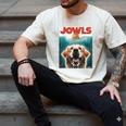 Light Golden Retriever Jowls Top Paws Cream Lab Dog Mom Dad Men's Comfort Colors T-Shirt Ivory