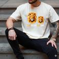 Lion Dad Like Father Like Son Lions Lovers Fathers Day Men's Comfort Colors T-Shirt Ivory