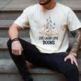 Live Laugh & Love Books Reading Butterfly Book Lover Bookish Premium Men's Comfort Colors T-Shirt Ivory