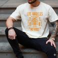 Los Angeles Hotrods Automotive Nostalgia Distressed Premium Tri-Blend Men's Comfort Colors T-Shirt Ivory Los Angeles Hotrods Automotive Nostalgia Distressed Premium Tri-Blend Men's Comfort Colors T-Shirt Ivory