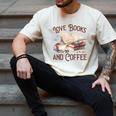 Love Books And Coffee Books Reading Coffee Drinking Men's Comfort Colors T-Shirt Ivory Love Books And Coffee Books Reading Coffee Drinking Men's Comfort Colors T-Shirt Ivory