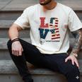 Love Coast Guard Mom Proud Coast Guard Graduation Mom Men's Comfort Colors T-Shirt Ivory