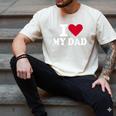 I Love My Dad Men's Comfort Colors T-Shirt Ivory