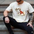 I Love Dad Tattoo Shih Tzu Dad Father's Day Men's Comfort Colors T-Shirt Ivory