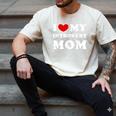 I Love My Introvert Mom I Heart My Introvert Mom Men's Comfort Colors T-Shirt Ivory