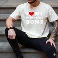 I Love My Introvert Sons I Heart My Introvert Sons Men's Comfort Colors T-Shirt Ivory I Love My Introvert Sons I Heart My Introvert Sons Men's Comfort Colors T-Shirt Ivory