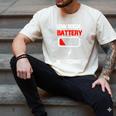 Low Social Battery Need Recharge Introvert Self-Care Men's Comfort Colors T-Shirt Ivory