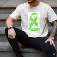 Lymphoma Cancer Awareness Lime Green Ribbon Dad's Fight Men's Comfort Colors T-Shirt Ivory