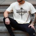 Man Of God Husband Dad Grandpa Cross Christian Men's Comfort Colors T-Shirt Ivory