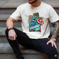 Marvel Captain America Legendary Dad Father's Day Men's Comfort Colors T-Shirt Ivory
