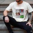 Marvel Father's Day Spider-Man Thor Hulk Dad Attributes Men's Comfort Colors T-Shirt Ivory