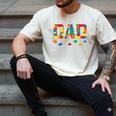 Master Builder Dad Birthday Boy Building Bricks Blocks Daddy Men's Comfort Colors T-Shirt Ivory