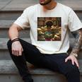 Melanin Afro Women Educated Reading Book History Girls Men's Comfort Colors T-Shirt Ivory