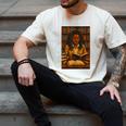 Melanin Girl Locs Book Lover Librarian Teacher Student Men's Comfort Colors T-Shirt Ivory