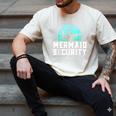 Mermaid Security Shirt Boys Swimmer Dad Merdad Trident Men's Comfort Colors T-Shirt Ivory
