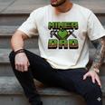 Miner Dad Birthday Boy Party Video Gamer Pixel Men's Comfort Colors T-Shirt Ivory