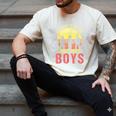 Mom Of 3 Boys Dad I Have Three Boys Dad Of 3 Boys Mom Of 3 Men's Comfort Colors T-Shirt Ivory