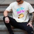 Mom Dad Let's Taco Bout Sex Gender Reveal Party Men's Comfort Colors T-Shirt Ivory
