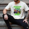 Monster Truck Dad Family Matching Birthday Party Fathers Day Men's Comfort Colors T-Shirt Ivory