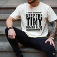 New Dad Est Keep Tiny Human Alive First Time Father's Day Men's Comfort Colors T-Shirt Ivory